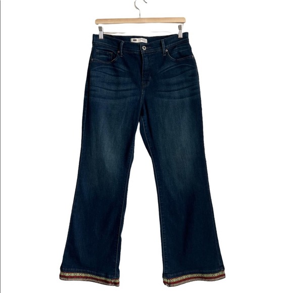 Levi's Denim - Levi’s 512 blue boho  jeans bootleg *altered hem** size 12 petite